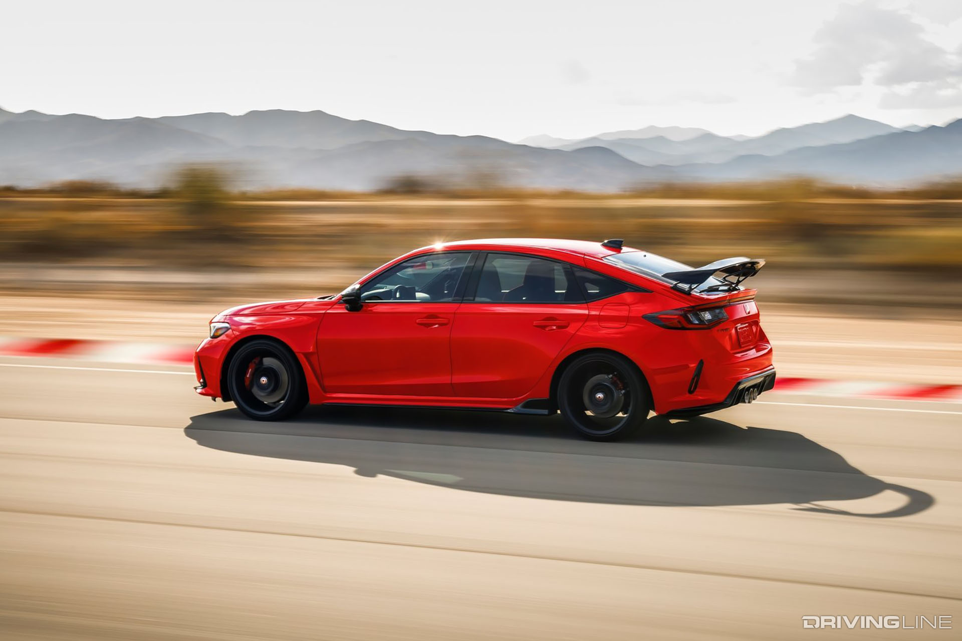 2023 Honda Civic Type R Red on Track