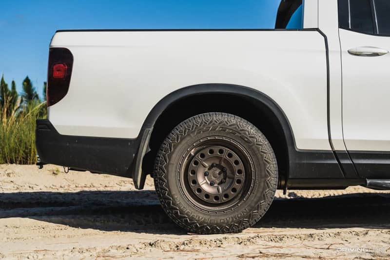 Honda Ridgeline on Nitto Recon Grappler Tires