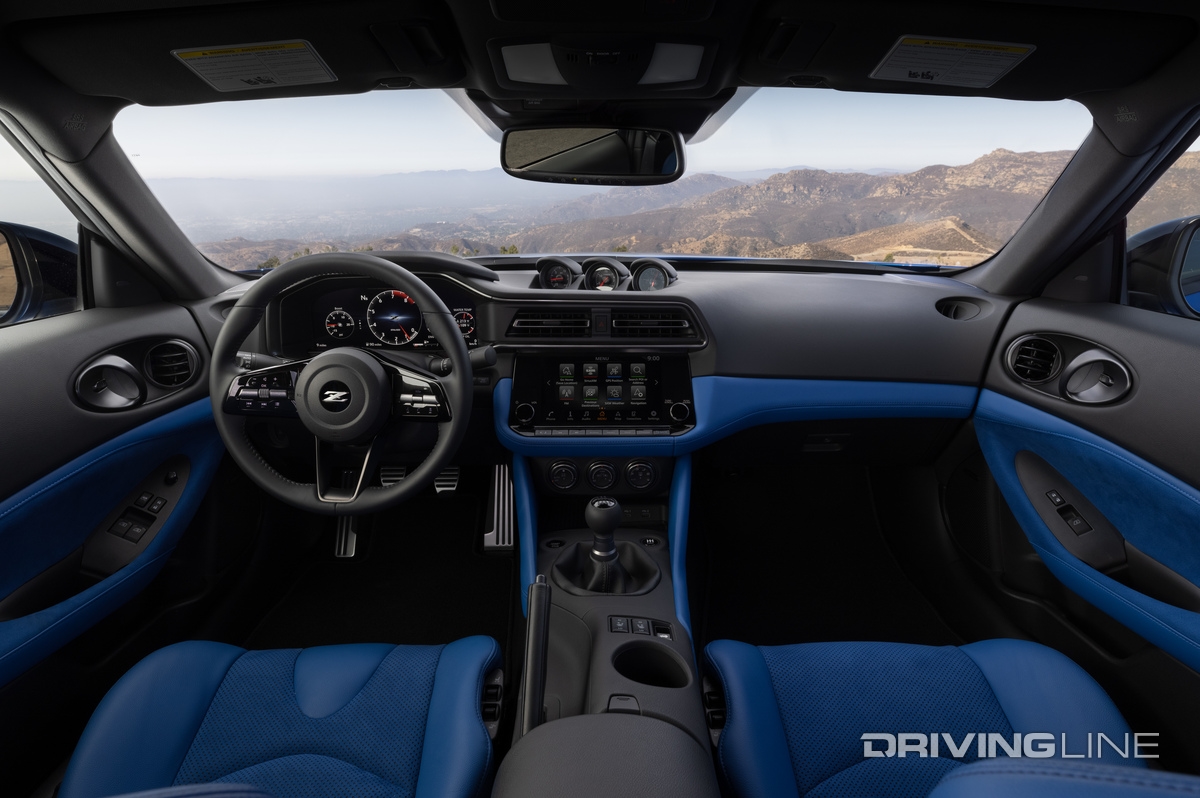 2023 Nissan Z dashboard