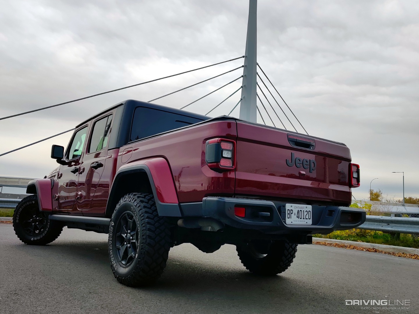 2023 Jeep Gladiator Willys rear 3/4