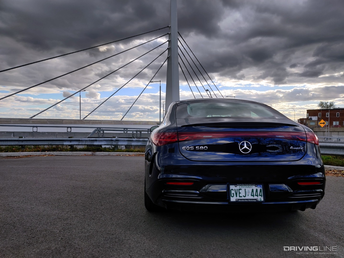 2022 Mercedes-Benz EQS 580 rear view