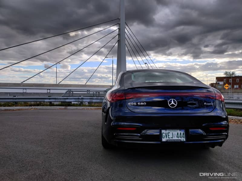 2022 Mercedes-Benz EQS 580 rear view