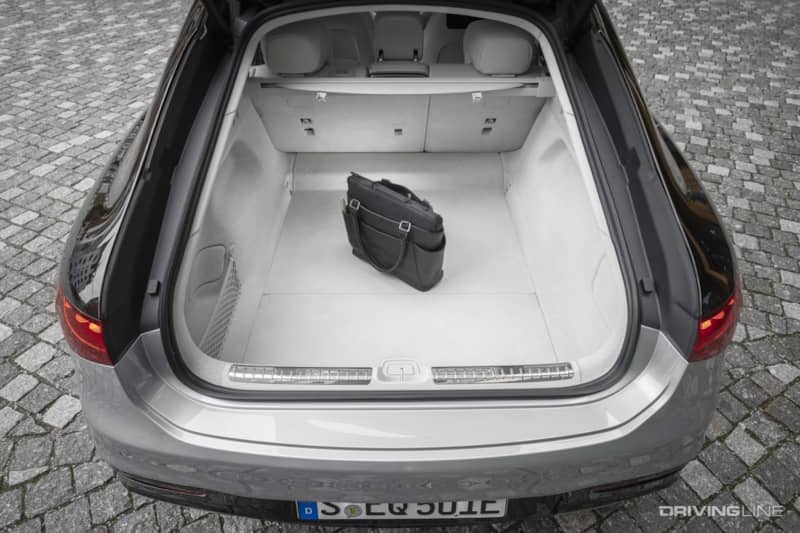 2022 Mercedes-Benz EQS 580 rear hatch open