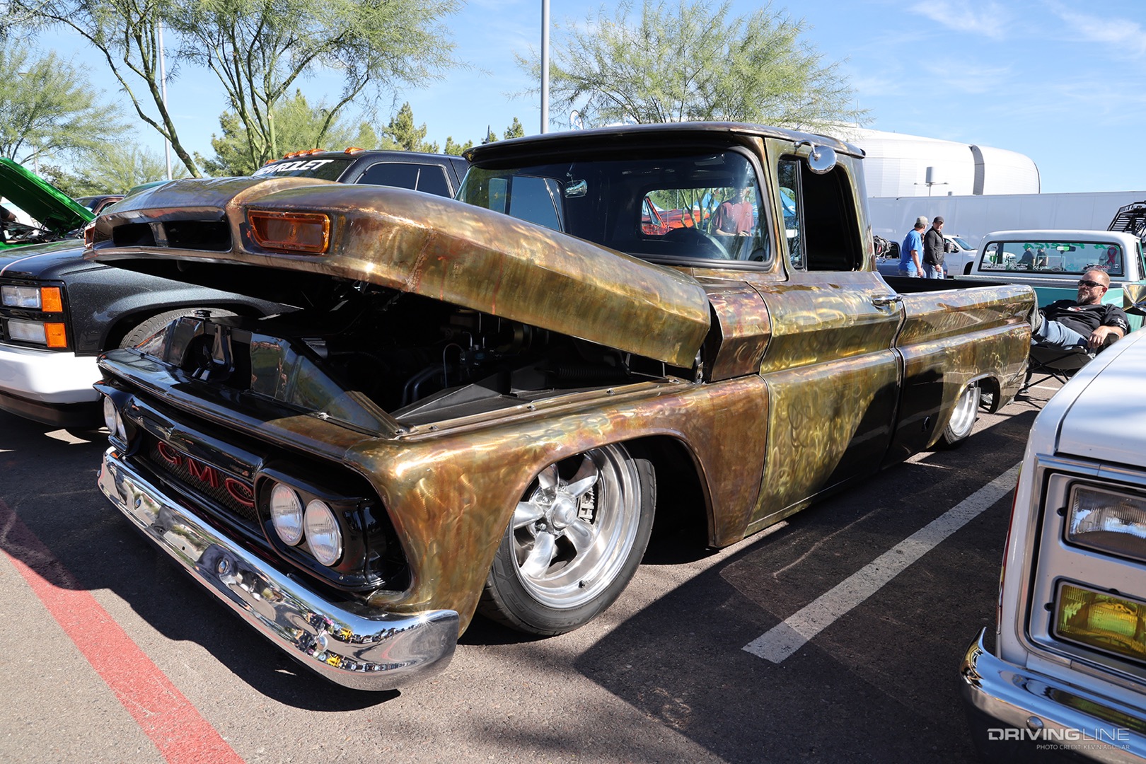Ken Scott's '62 GMC at Dino's Git Down 2022