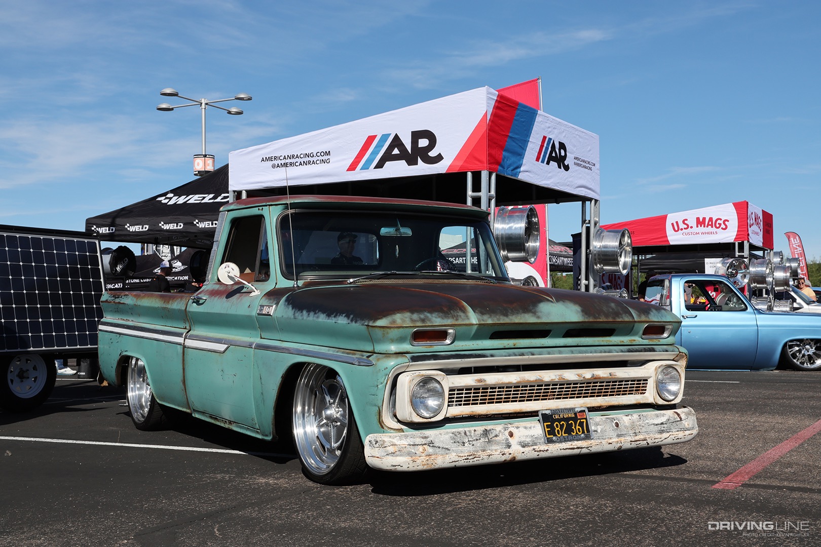 Evelyn Causor's '65 C10 at Dino's Git Down 2022