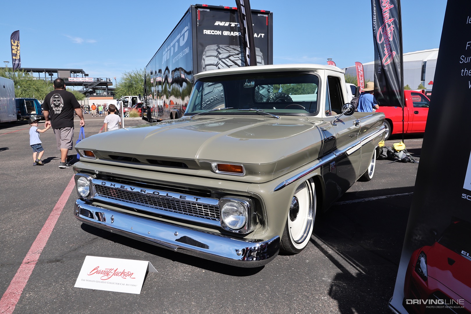 Kevin Clark's '66 Chevy C10 at Dino's Git Down 2022