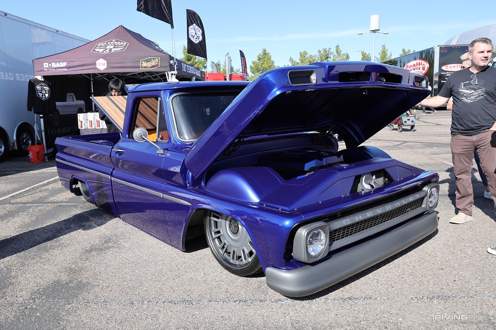 Howie Kendrick’s “Sweet Ruth” ’65 Chevy C10 at Dino's Git Down 2022