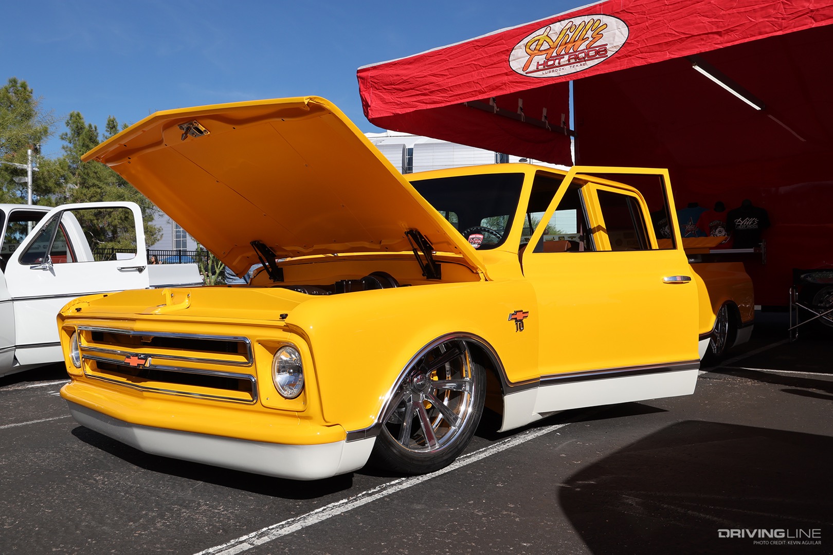 Bob Ward Jr.’s ’67 Chevy C10 Crew Cab at Dino's Git Down 2022