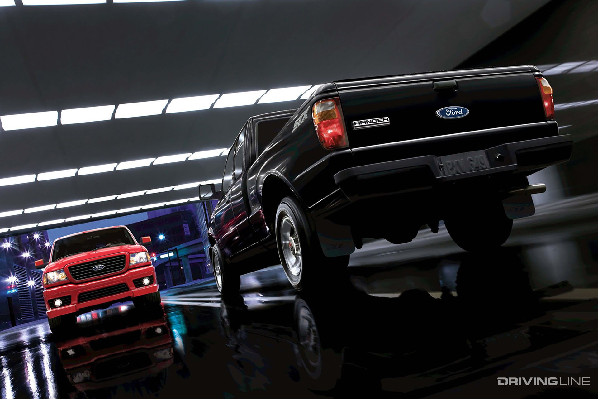 Ford Ranger Black and Red