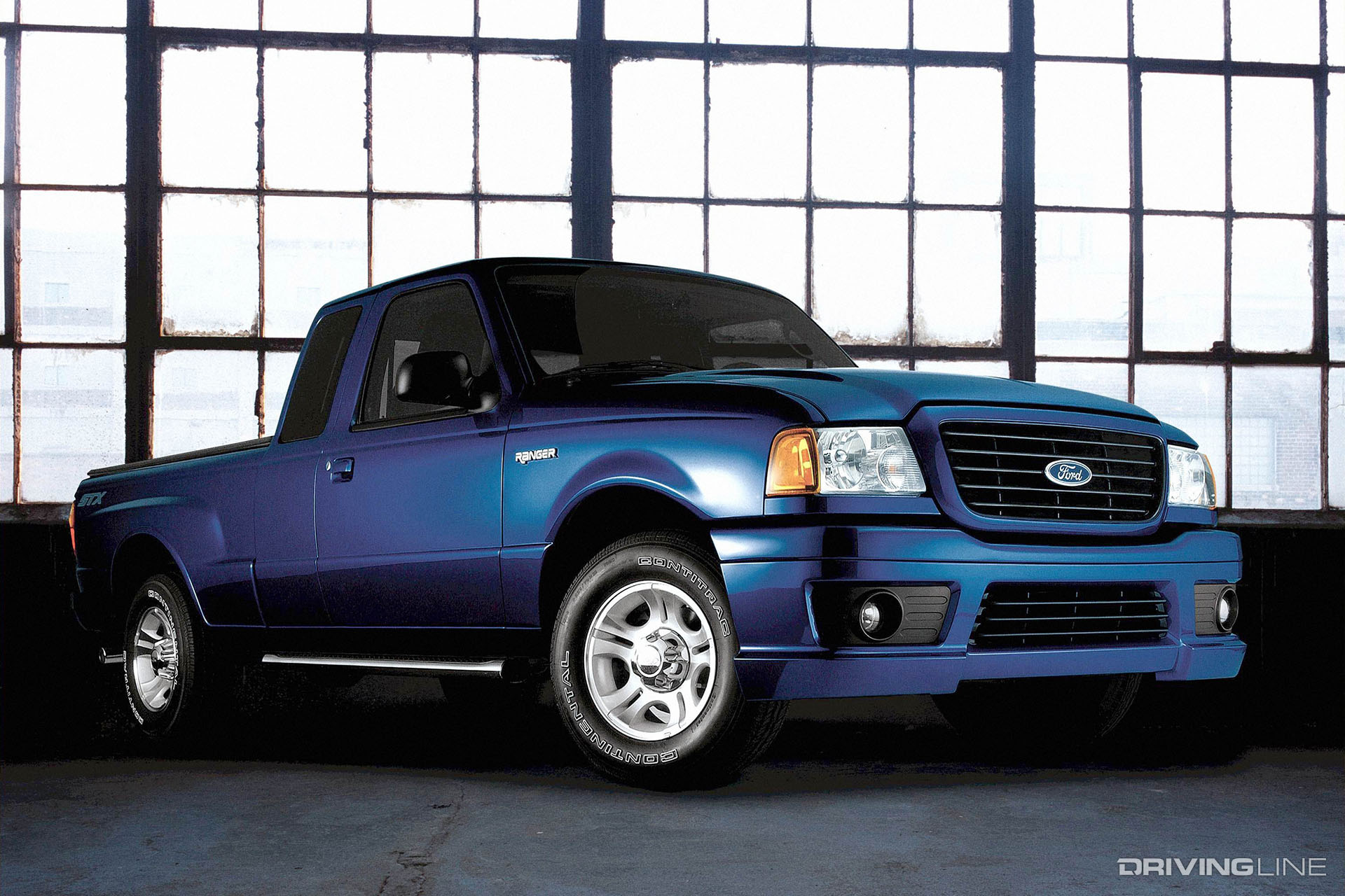 Ford Ranger STX Blue Front View
