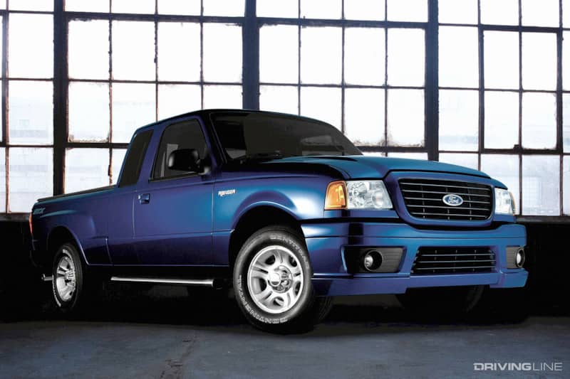 Ford Ranger STX Blue Front View