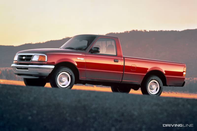 1990s Ford Ranger Red