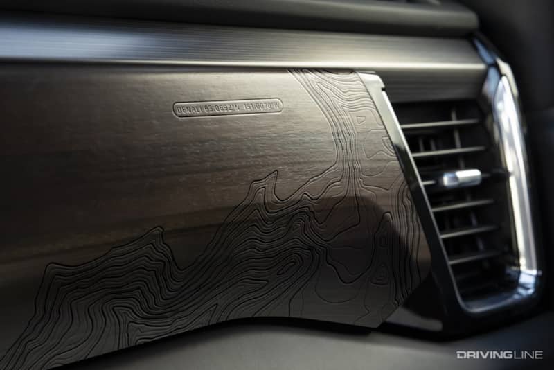2022 GMC Sierra Denali Ultimate dash panel