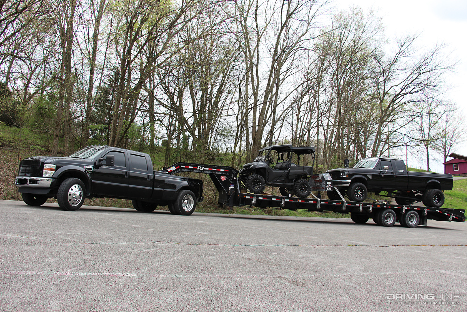 Towing a lot of toys