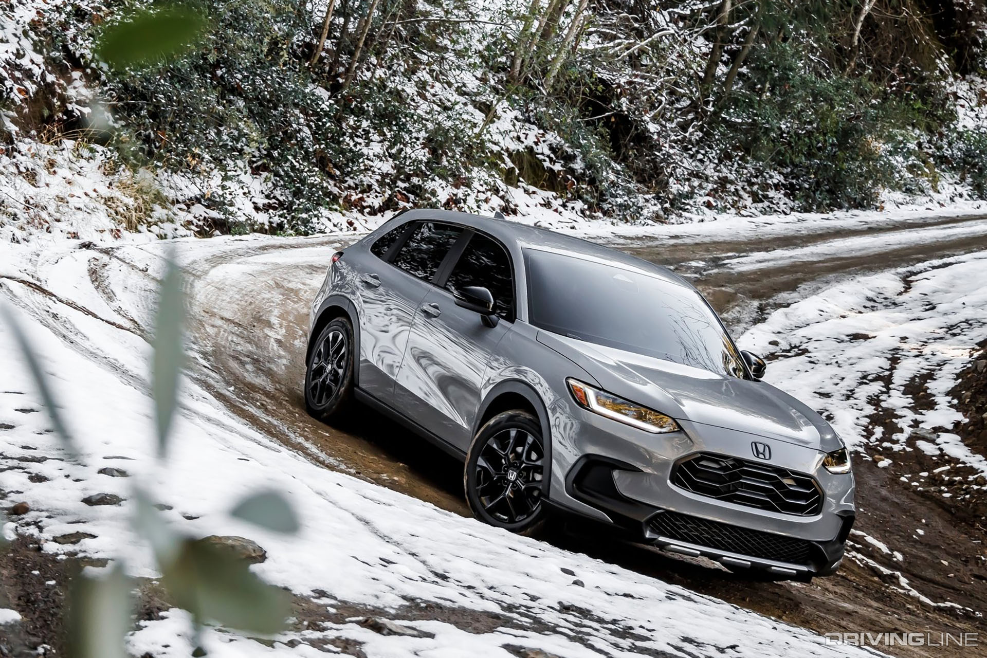 Honda HR-V on Snowy Trail