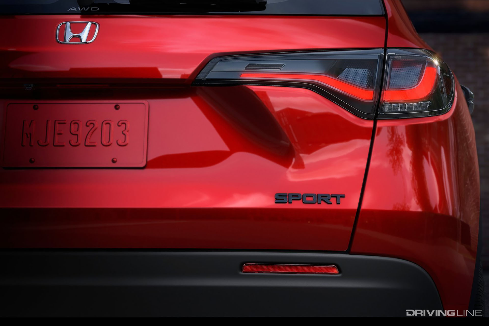 Honda HR-V Sport Rear View