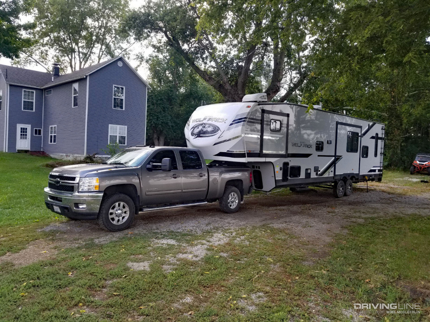 Chevrolet Silverado 2500 HD LML Duramax Towing on Nitto Terra Grappler G2 tires