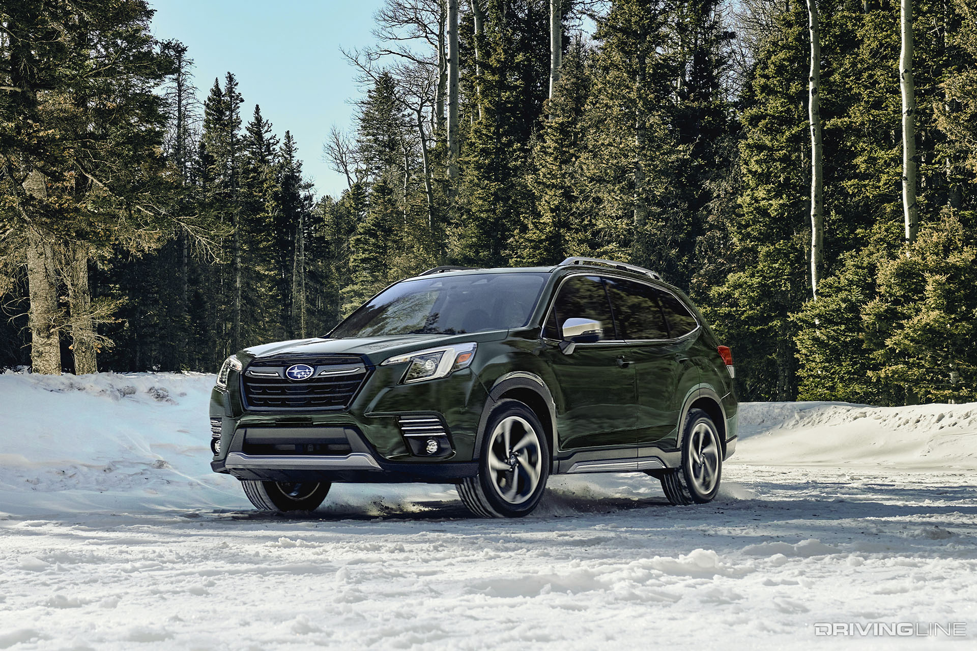 Subaru Forester in Snow
