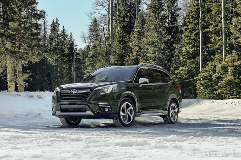 Subaru Forester in Snow
