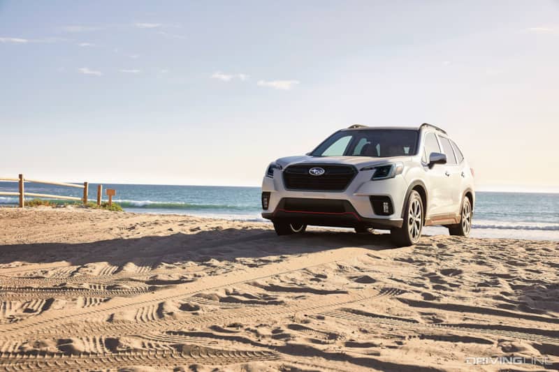 Subaru Forester Sport on Beach
