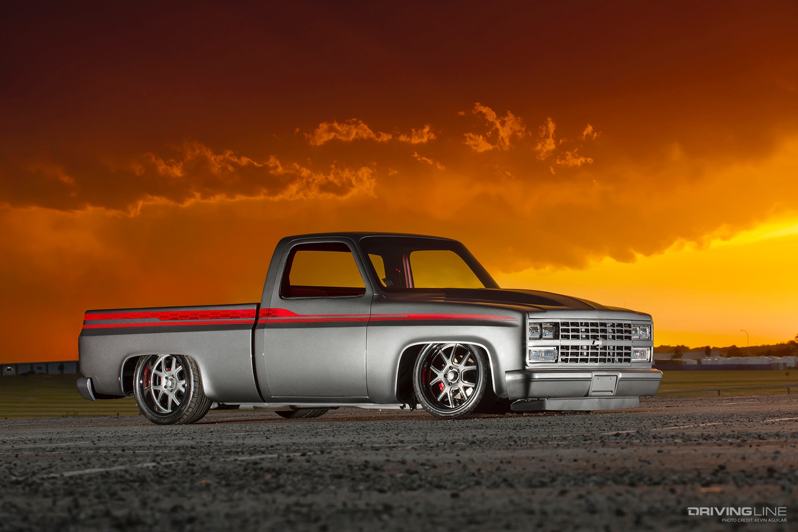 Front 3/4 of Jamin Jones' '84 Chevy C-10