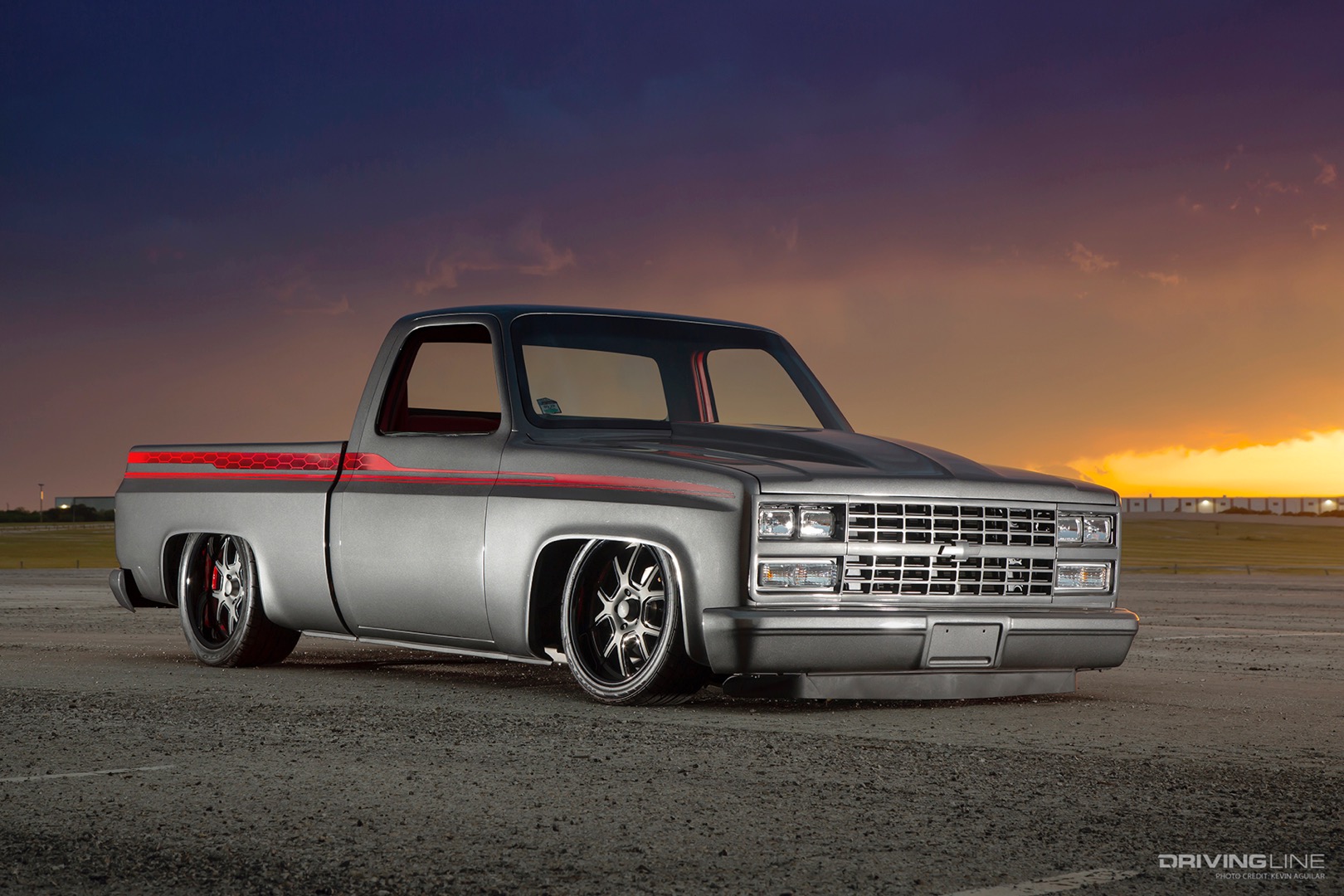 Front of Jamin Jones' '84 Chevy C-10