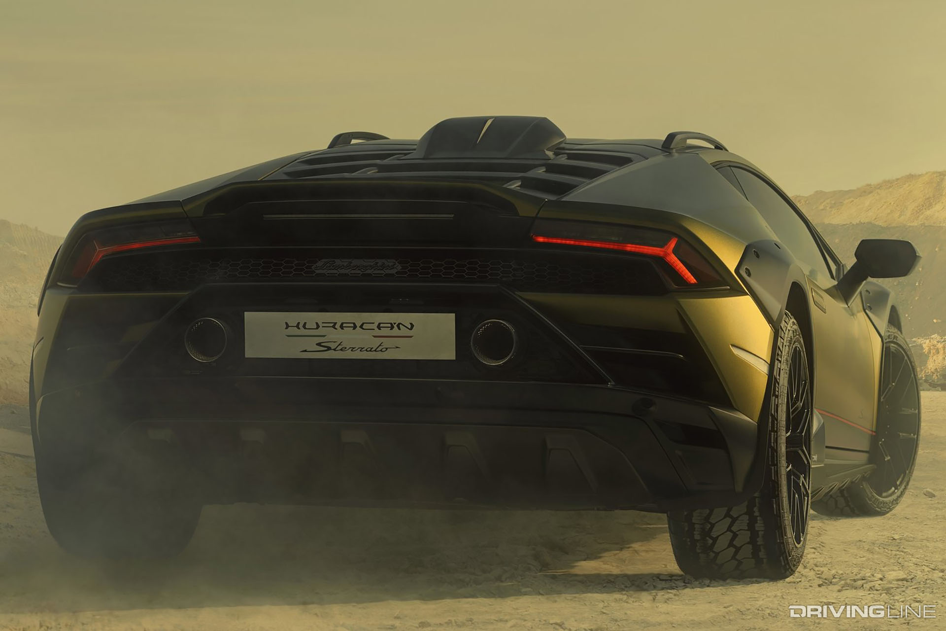 Lamborghini Huracan Serrato Rear View