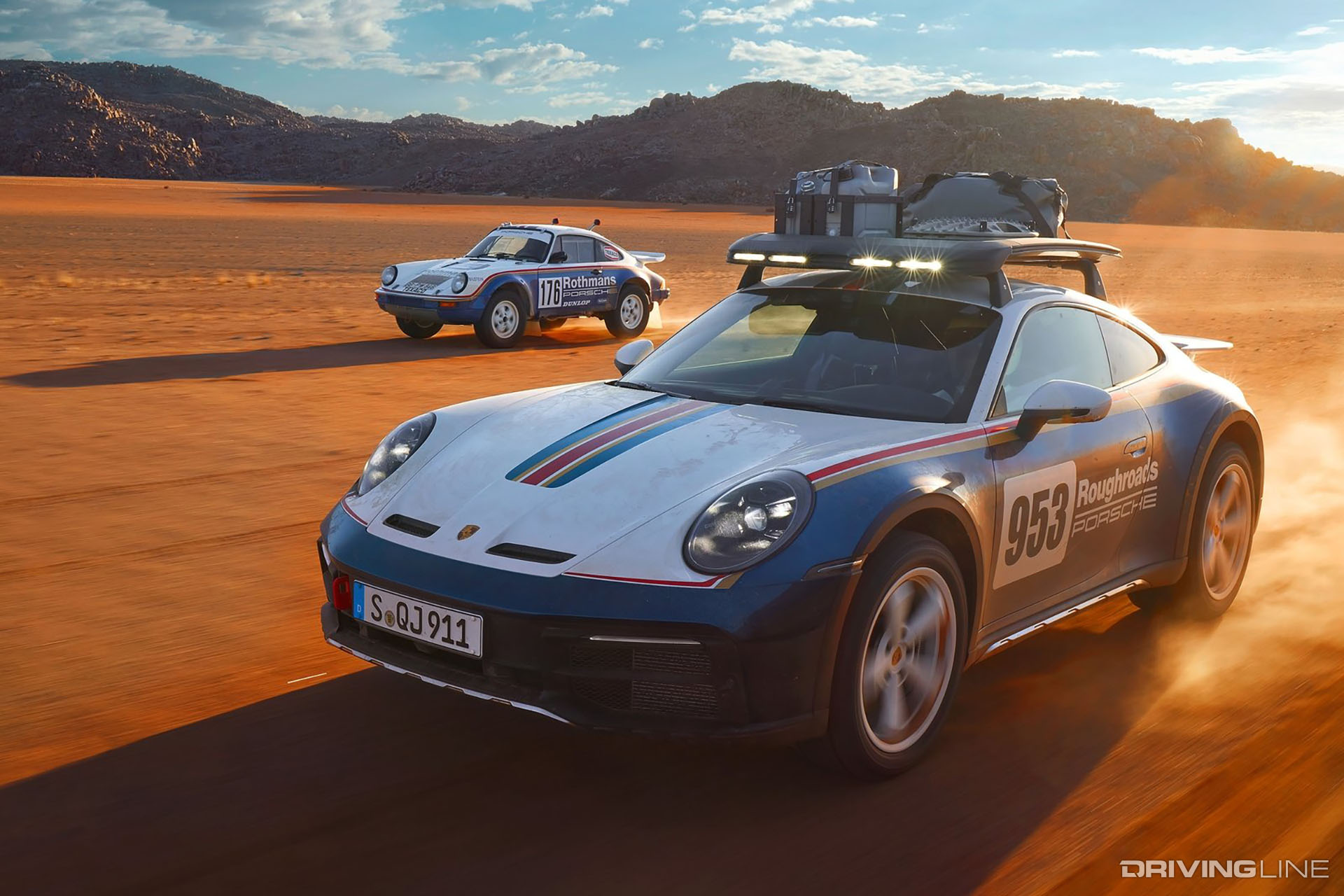 Porsche 911 Dakar in Desert