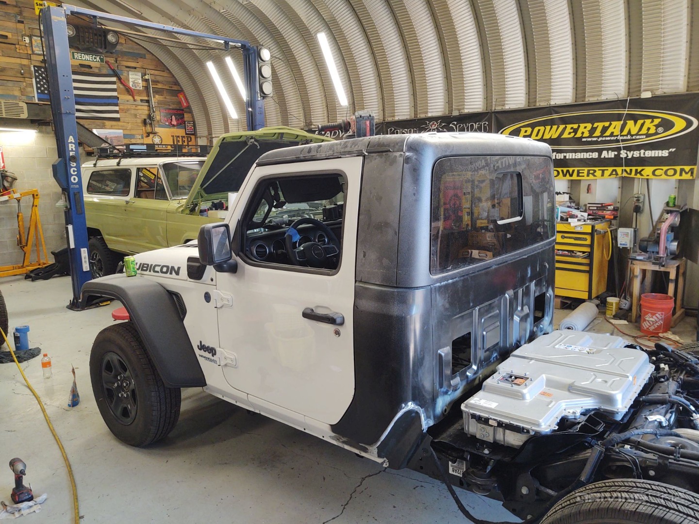 single cab wrangler truck conversion