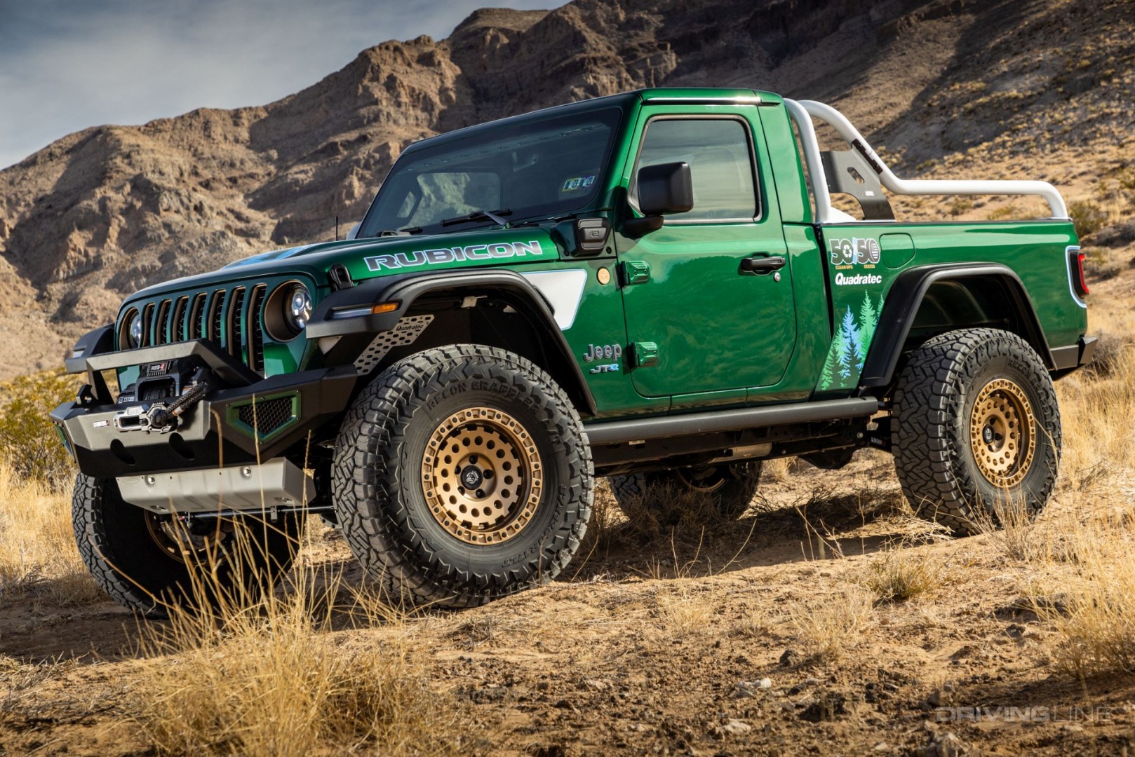 Jeep Gladiator JTe 4xe build Quadratec 37 Nitto Recon Grappler AT