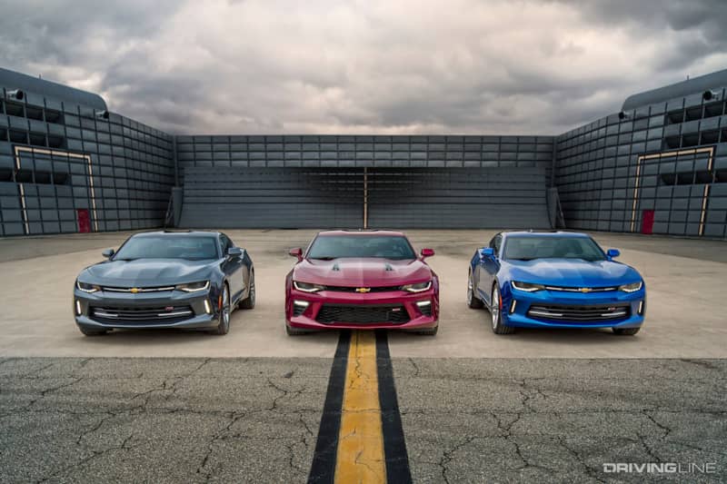 Sixth Gen Camaro Lineup