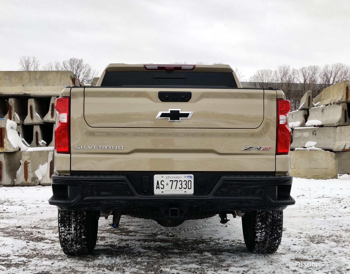 2022 Chevrolet Silverado ZR2 rear view