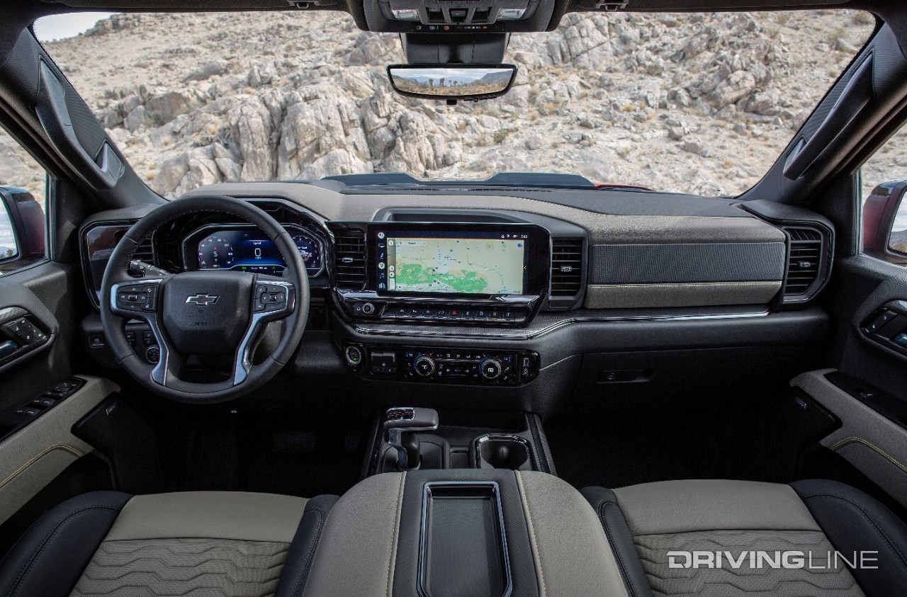 2022 Chevrolet Silverado ZR2 interior