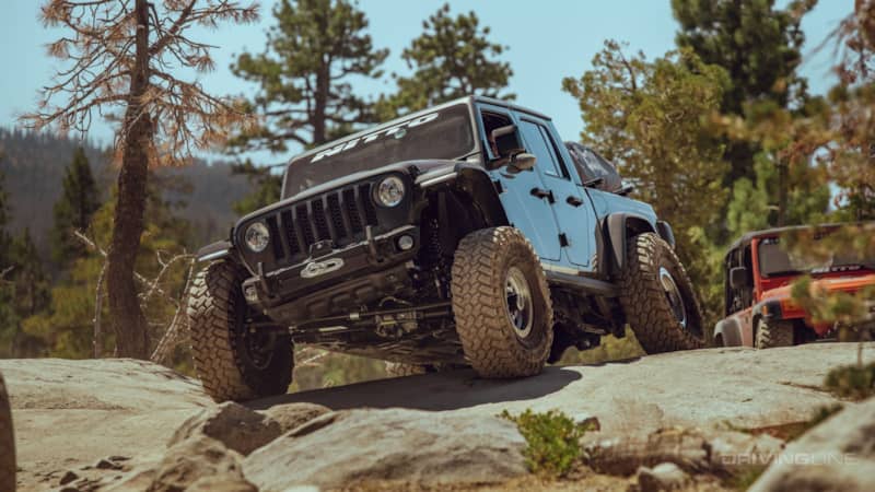 Jeep Gladiator Rubicon Trail 40s Nitto Tire On The Trail