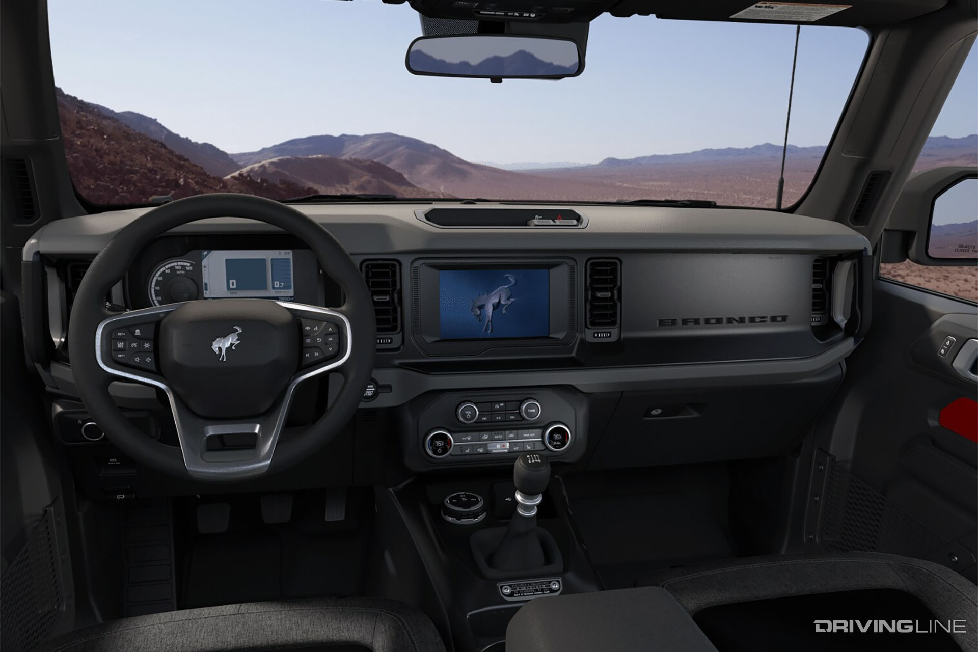 2023 Ford Bronco Base Interior
