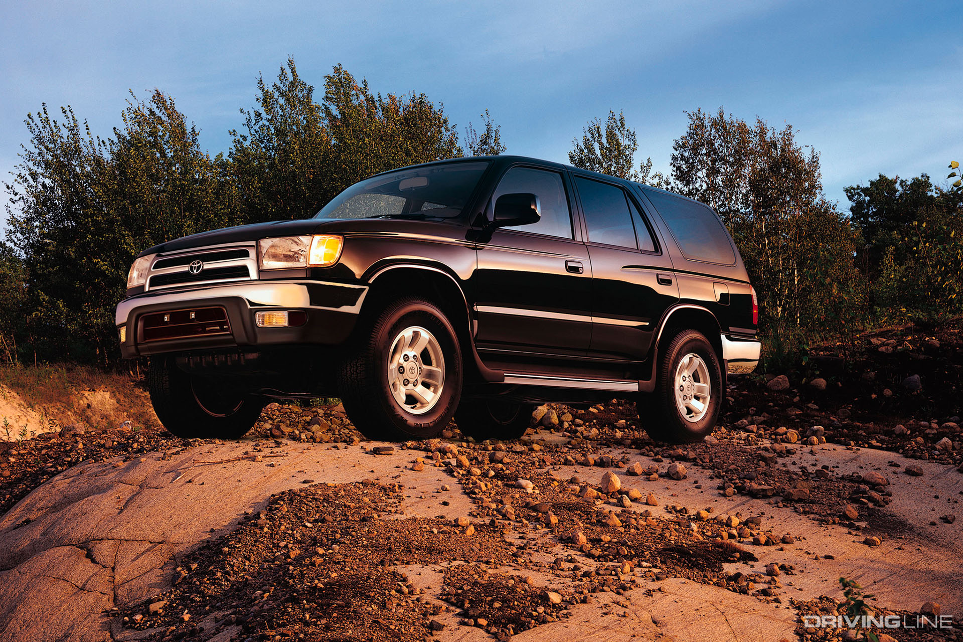 Third Gen Toyota 4Runner Black in Dirt