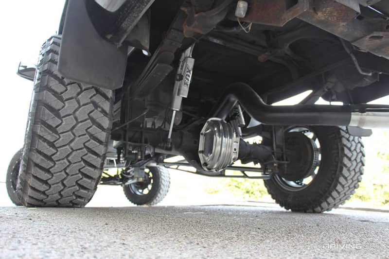 Dana 80 Rear Axle Dodge Ram 2500 with Nitto Trail Grappler tires