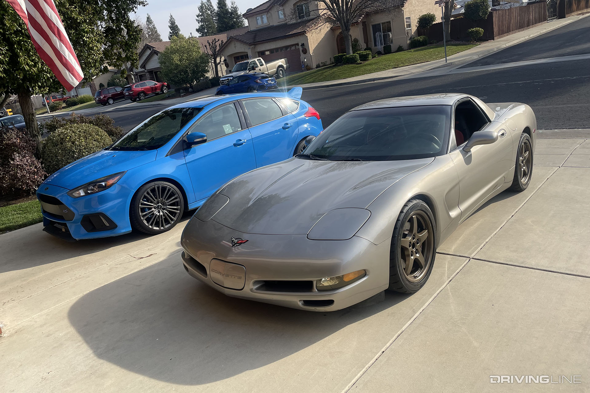 C5 Corvette and Ford Focus RS