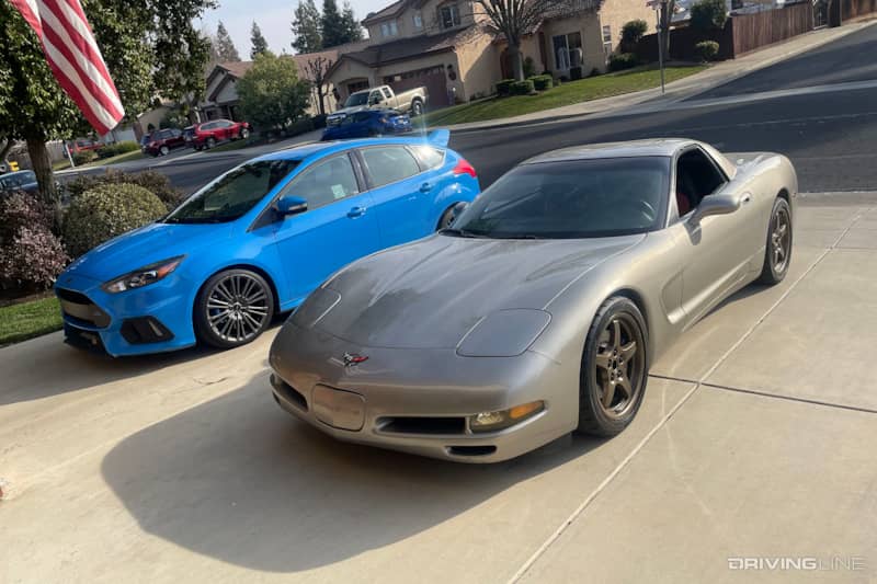 C5 Corvette and Ford Focus RS