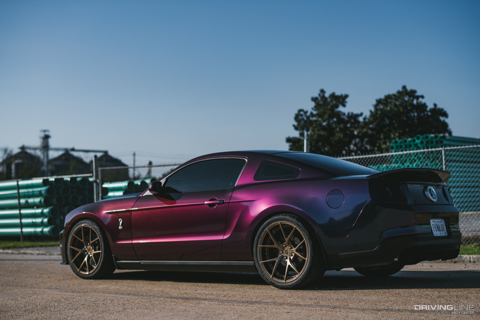 Forged wheels and Nitto NT555 G2 tires on Ford Mustang Cobra