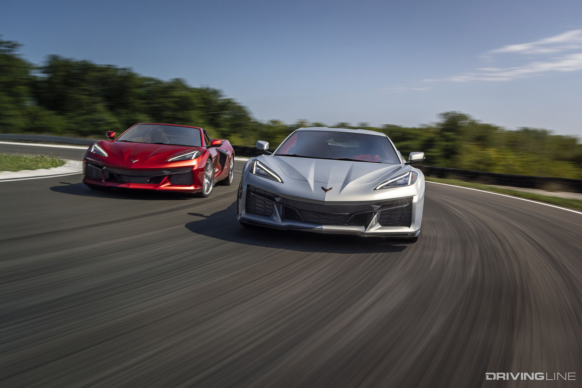 C8 Corvette Z06 on Track
