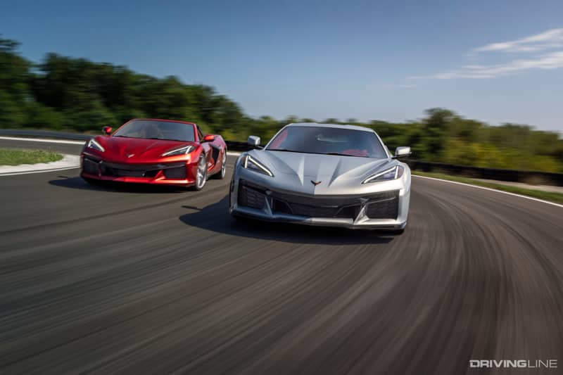 C8 Corvette Z06 on Track