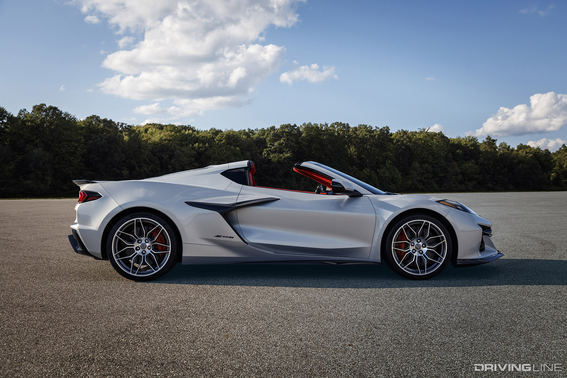 C8 Corvette Z06 Side View