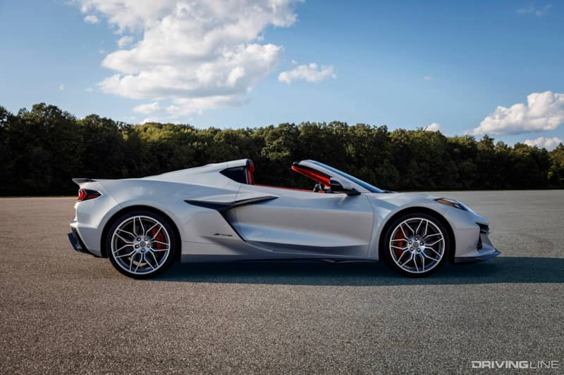 C8 Corvette Z06 Side View