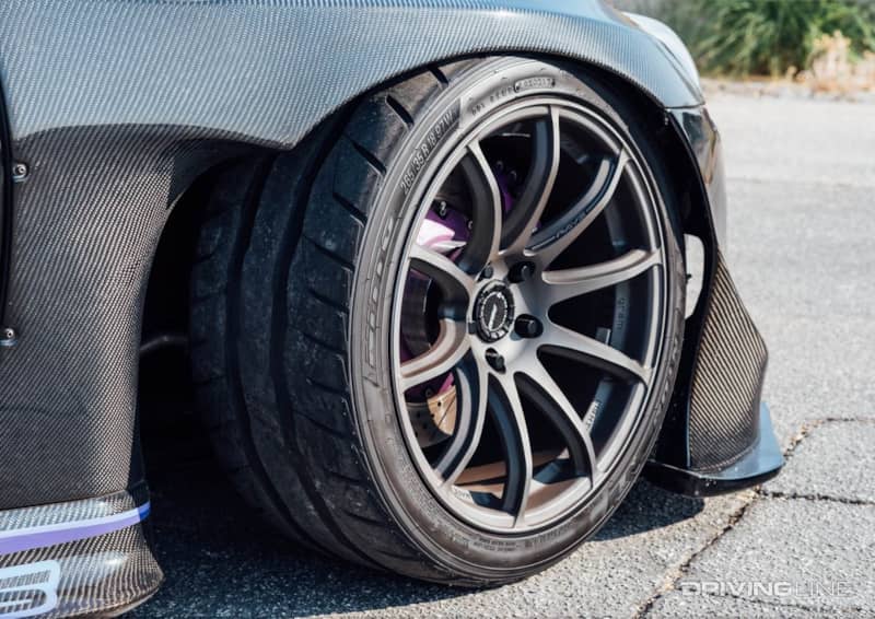 Nitto tire on race car