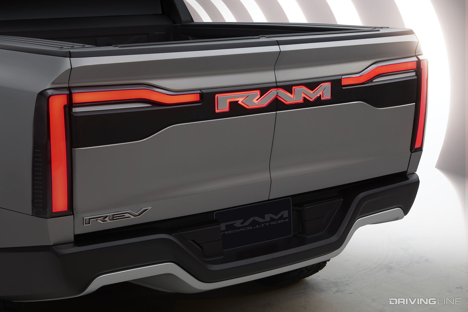 Ram 1500 EV Concept Rear View