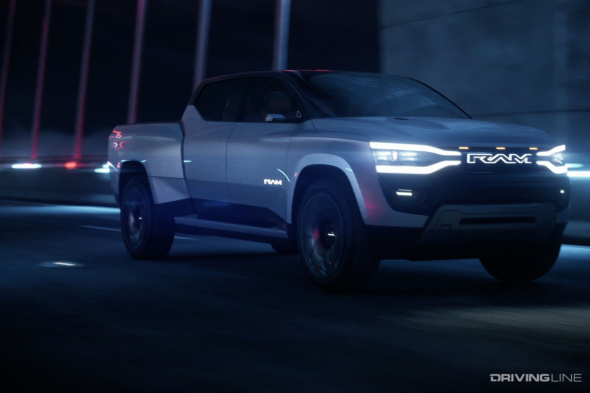 Ram EV Concept in Motion