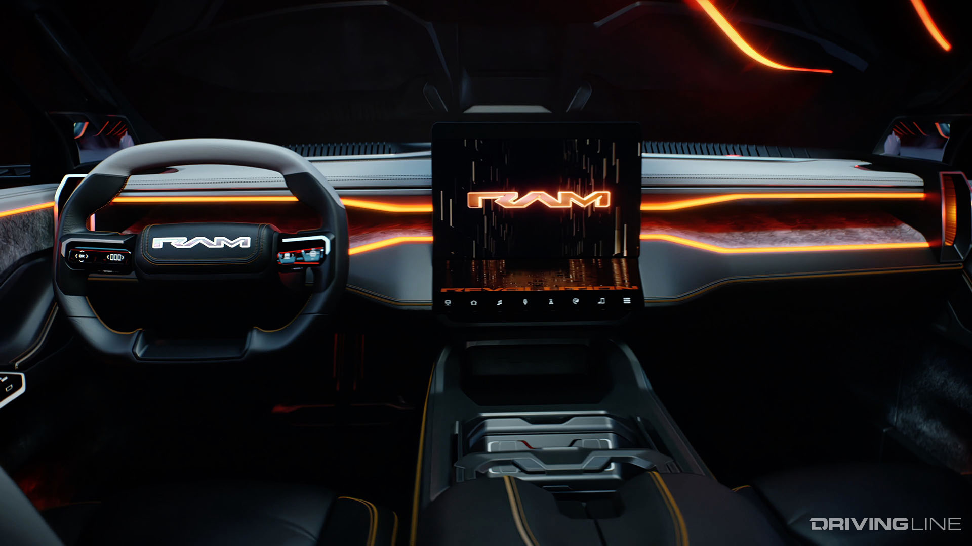 Ram EV Concept Dashboard