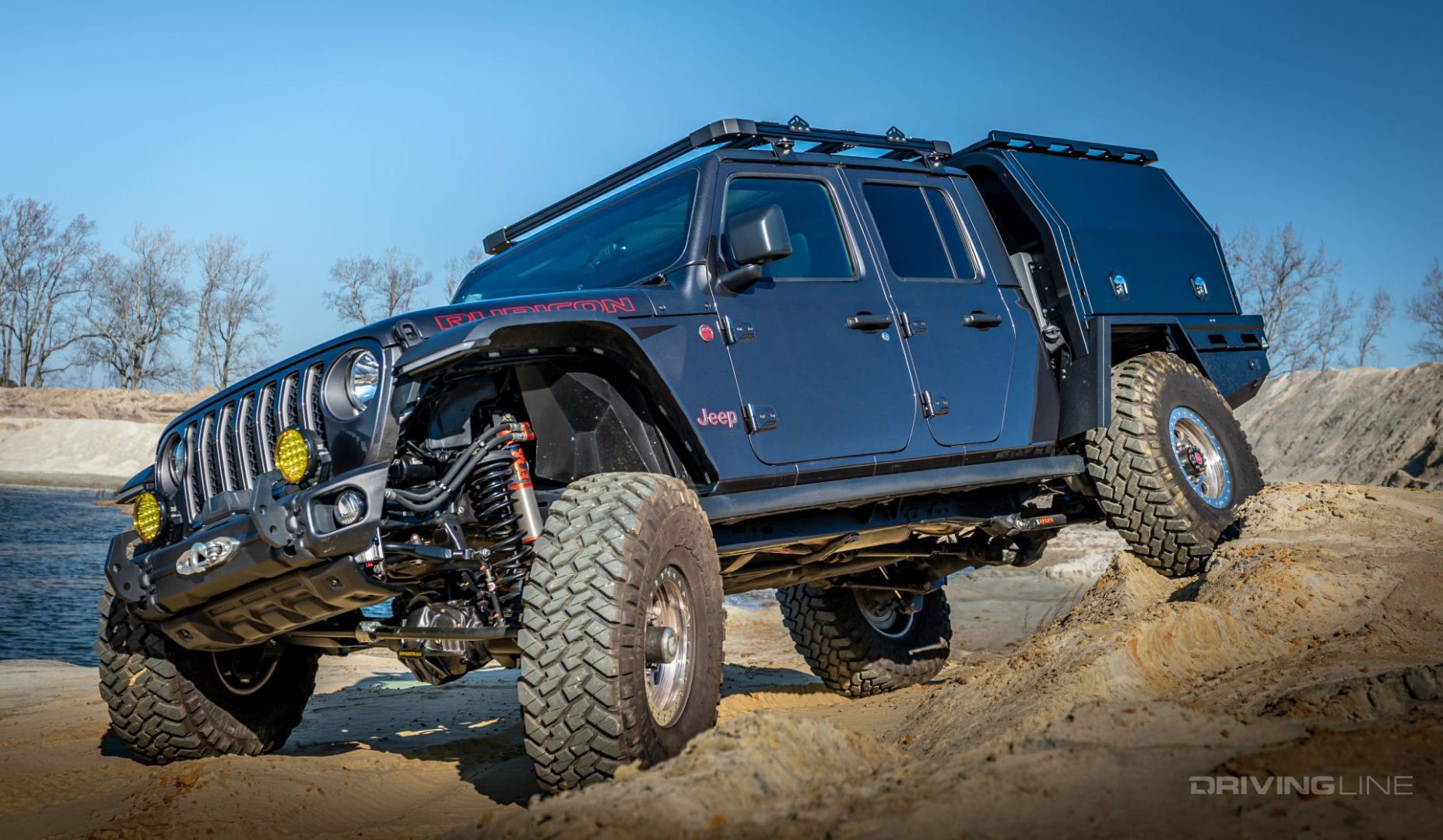 Jeep Gladiator Rubicon Fox 30 Shocks DSC Review JT on 40s