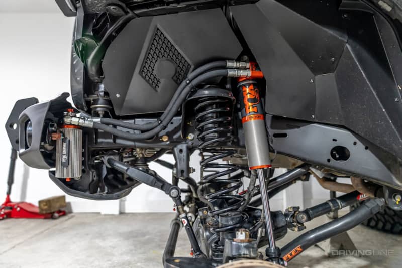 Front Suspension Jeep Gladiator Rubicon Fox 30 Shocks DSC Review JT on 40s